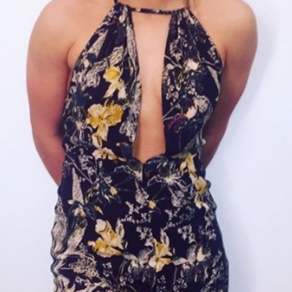 FREE PEOPLE Floral Romper - XS